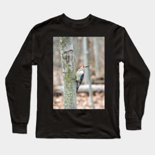 "Red-Bellied Woodpecker Long Sleeve T-Shirt